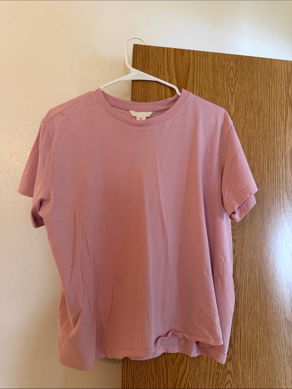 Crew Neck T-Shirt - Pink